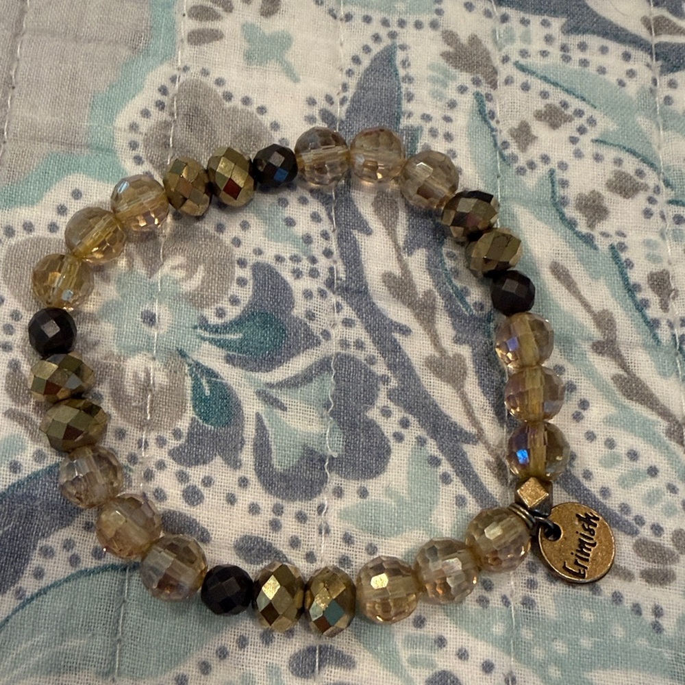 Erimish Beaded Bracelet with Charm